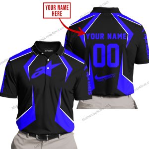 LIMITED EDITION - CUSTOM NAME ALPINESTARS - BLUE - POLO