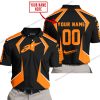 LIMITED EDITION - CUSTOM NAME ALPINESTARS - ORANGE - POLO