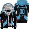 LIMITED EDITION - CUSTOM NAME BMW - SKY BLUE - FLEECE ZIP HOODIE