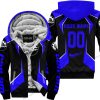 LIMITED EDITION - CUSTOM NAME CAN AM - BLUE - FLEECE ZIP HOODIE
