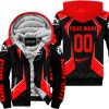 LIMITED EDITION - CUSTOM NAME CAN AM - RED - FLEECE ZIP HOODIE