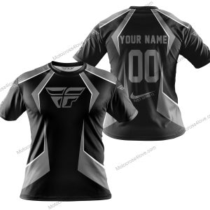 LIMITED EDITION - CUSTOM NAME FLY RACING - GREY - T-SHIRT