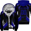 LIMITED EDITION - CUSTOM NAME FLY RACING - NAVY - FLEECE ZIP HOODIE