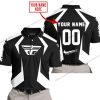 LIMITED EDITION - CUSTOM NAME FLY RACING - WHITE - POLO