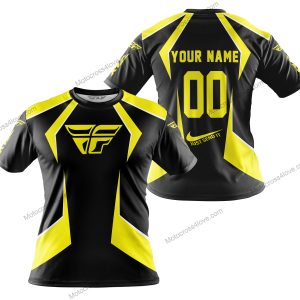 LIMITED EDITION - CUSTOM NAME FLY RACING - YELLOW - T-SHIRT