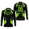 LIMITED EDITION - CUSTOM NAME FOX RACING - GREEN 1 - JERSEY
