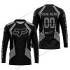 LIMITED EDITION - CUSTOM NAME FOX RACING - GREY - JERSEY