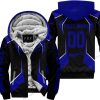 LIMITED EDITION - CUSTOM NAME FOX RACING - NAVY - FLEECE ZIP HOODIE