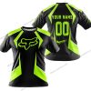 LIMITED EDITION - CUSTOM NAME FOX RACING - NEON - T-SHIRT