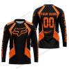 LIMITED EDITION - CUSTOM NAME FOX RACING - ORANGE - JERSEY