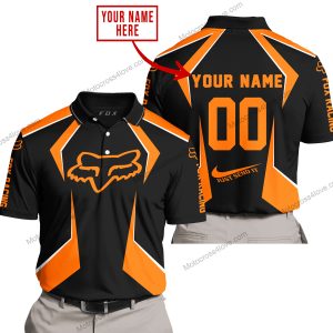 LIMITED EDITION - CUSTOM NAME FOX RACING - ORANGE - POLO