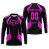 LIMITED EDITION - CUSTOM NAME FOX RACING - PINK - JERSEY