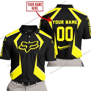 LIMITED EDITION - CUSTOM NAME FOX RACING - YELLOW - POLO