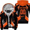 LIMITED EDITION - CUSTOM NAME FXR RACING - ORANGE - FLEECE ZIP HOODIE