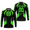 LIMITED EDITION - CUSTOM NAME HUSQVARNA - GREEN - JERSEY