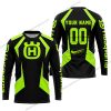 LIMITED EDITION - CUSTOM NAME HUSQVARNA - NEON - JERSEY