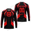 LIMITED EDITION - CUSTOM NAME HUSQVARNA - RED - JERSEY