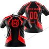 LIMITED EDITION - CUSTOM NAME HUSQVARNA - RED - T-SHIRT