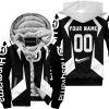 LIMITED EDITION - CUSTOM NAME HUSQVARNA - WHITE - FLEECE ZIP HOODIE
