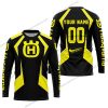 LIMITED EDITION - CUSTOM NAME HUSQVARNA - YELLOW - JERSEY
