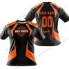 LIMITED EDITION - CUSTOM NAME HARLEY DAVIDSON - ORANGE - T-SHIRT