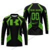 LIMITED EDITION - CUSTOM NAME KAWASAKI - GREEN - JERSEY