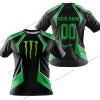 LIMITED EDITION - CUSTOM NAME MONSTER - GREEN - T-SHIRT