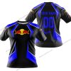 LIMITED EDITION - CUSTOM NAME REDBULL - BLUE - T-SHIRT