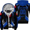 LIMITED EDITION - CUSTOM NAME SUZUKI - BLUE - FLEECE ZIP HOODIE
