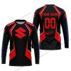 LIMITED EDITION - CUSTOM NAME SUZUKI - RED - JERSEY