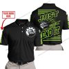 PREMIUM JUST FCKN GONNA SEND IT – CUSTOM NAME – CAN AM – GREEN 1 BLACK - POLO SHIRT