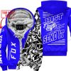 PREMIUM MX - LIMITED EDITION JUST FCKN GONNA SEND IT - CUSTOM NAME - FOX RACING - BLUE - FLEECE ZIP HOOODIE