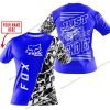 PREMIUM MX - LIMITED EDITION JUST FCKN GONNA SEND IT - CUSTOM NAME - FOX RACING - BLUE - T-SHIRT
