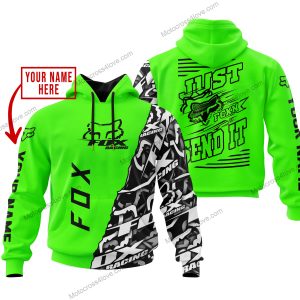 PREMIUM MX - LIMITED EDITION JUST FCKN GONNA SEND IT - CUSTOM NAME - FOX RACING - GREEN