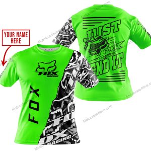 PREMIUM MX - LIMITED EDITION JUST FCKN GONNA SEND IT - CUSTOM NAME - FOX RACING - GREEN - T-SHIRT