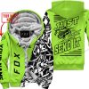 PREMIUM MX - LIMITED EDITION JUST FCKN GONNA SEND IT - CUSTOM NAME - FOX RACING - GREEN 1 - FLEECE ZIP HOOODIE