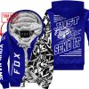PREMIUM MX - LIMITED EDITION JUST FCKN GONNA SEND IT - CUSTOM NAME - FOX RACING - NAVY - FLEECE ZIP HOOODIE