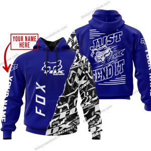 PREMIUM MX - LIMITED EDITION JUST FCKN GONNA SEND IT - CUSTOM NAME - FOX RACING - NAVY