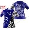 PREMIUM MX - LIMITED EDITION JUST FCKN GONNA SEND IT - CUSTOM NAME - FOX RACING - NAVY - T-SHIRT