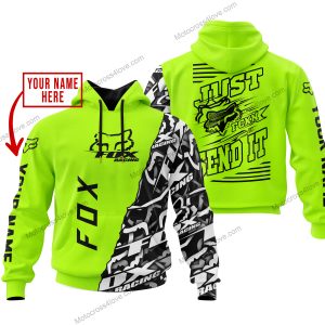 PREMIUM MX - LIMITED EDITION JUST FCKN GONNA SEND IT - CUSTOM NAME - FOX RACING - NEON