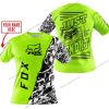 PREMIUM MX - LIMITED EDITION JUST FCKN GONNA SEND IT - CUSTOM NAME - FOX RACING - NEON - T-SHIRT