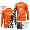 PREMIUM MX - LIMITED EDITION JUST FCKN GONNA SEND IT - CUSTOM NAME - FOX RACING - ORANGE - JERSEY