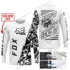 PREMIUM MX - LIMITED EDITION JUST FCKN GONNA SEND IT - CUSTOM NAME - FOX RACING - WHITE - JERSEY