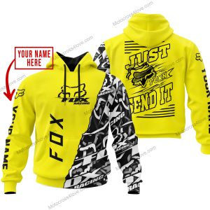 PREMIUM MX - LIMITED EDITION JUST FCKN GONNA SEND IT - CUSTOM NAME - FOX RACING - YELLOW