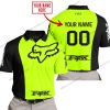 PREMIUM MX - CUSTOM NAME - FOX RACING - NEON  - POLO