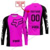PREMIUM MX - CUSTOM NAME - FOX RACING - PINK  - JERSEY