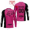 PREMIUM MX - CUSTOM NAME - FOX RACING - PINK 1 - JERSEY
