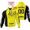 PREMIUM MX - CUSTOM NAME - FOX RACING - YELLOW