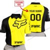 PREMIUM MX - CUSTOM NAME - FOX RACING - YELLOW - POLO