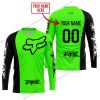 PREMIUM MX - CUSTOM NAME - FOX RACING - GREEN - JERSEY
